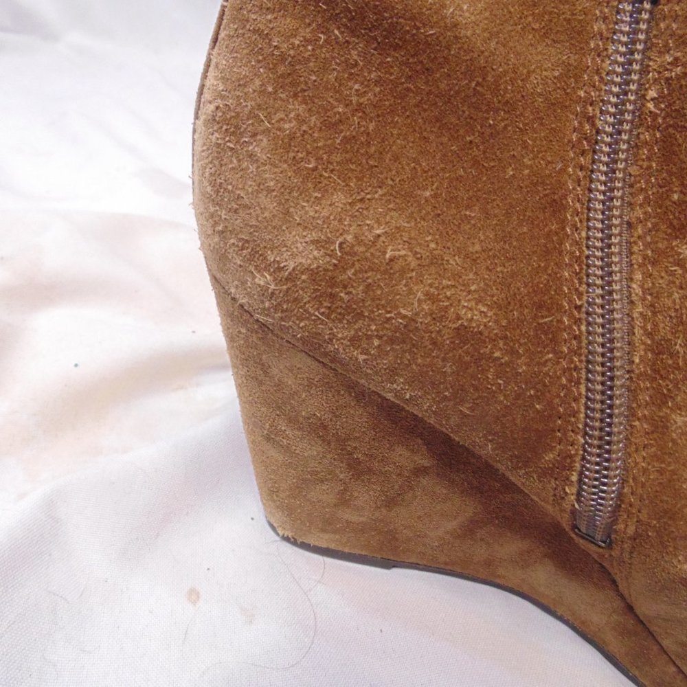Via Spia Ankle boots Tan suede 9.5 - Picture 3 of 11